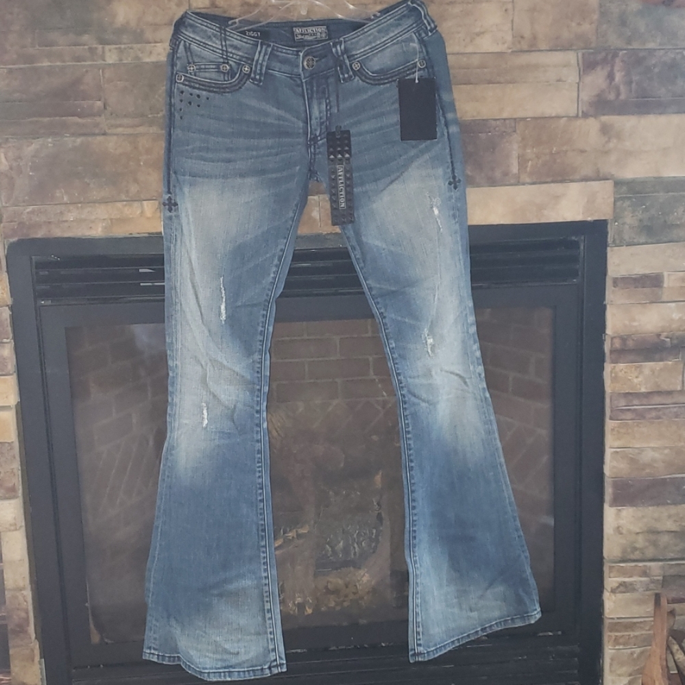NWT AFFLICTION BLACK PREMIUM ZIGGY CATHEDRAL 27